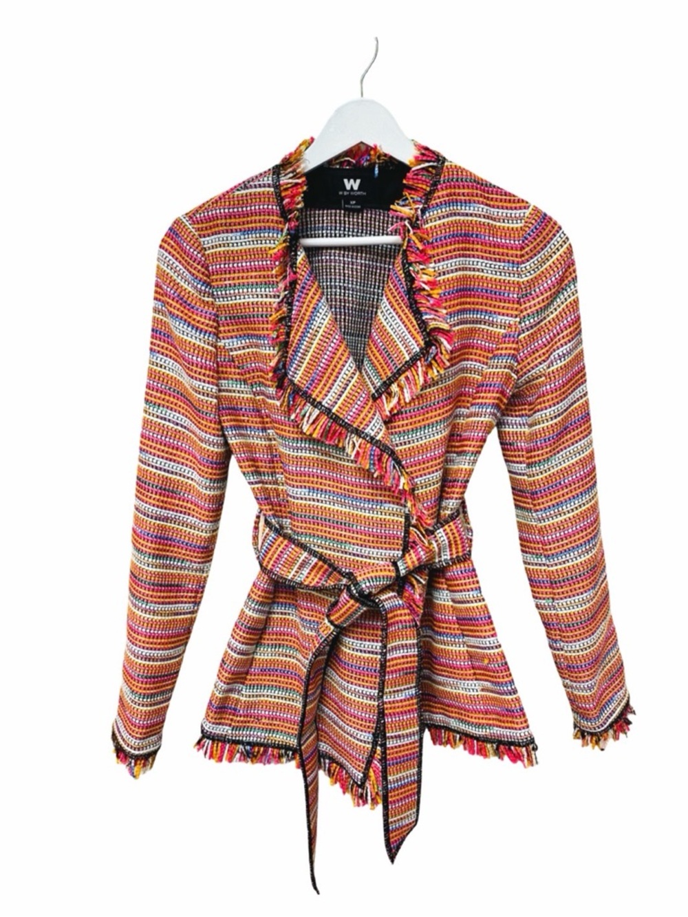 #WbyWorth #tweedjacket #resalefinds #Multicoloredjacket #vintagestyle #Whimsy